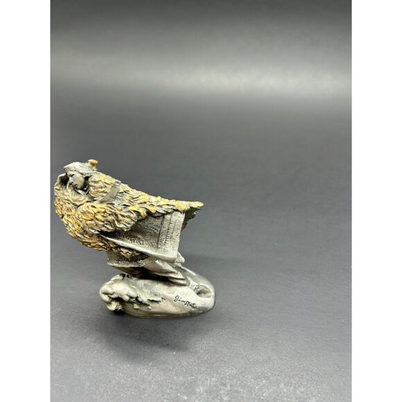 Franklin Mint Chief Joseph Pewter Statue by Jim Ponter 1992 Native American Art - Picture 2 of 9